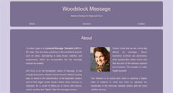 Desktop Screenshot of massagewoodstock.com